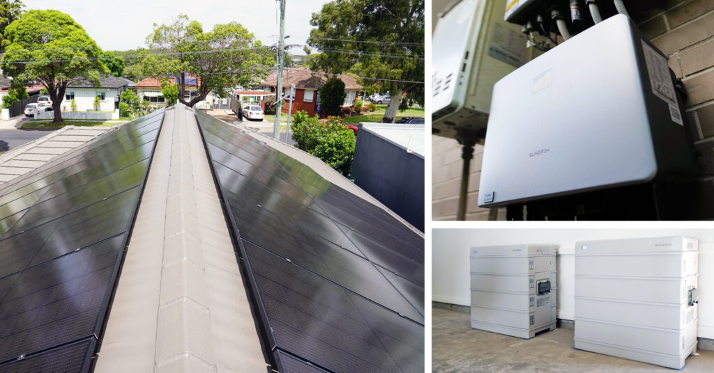 Sungrow Hybrid Inverter plus Batteries Installed in Residential Houses