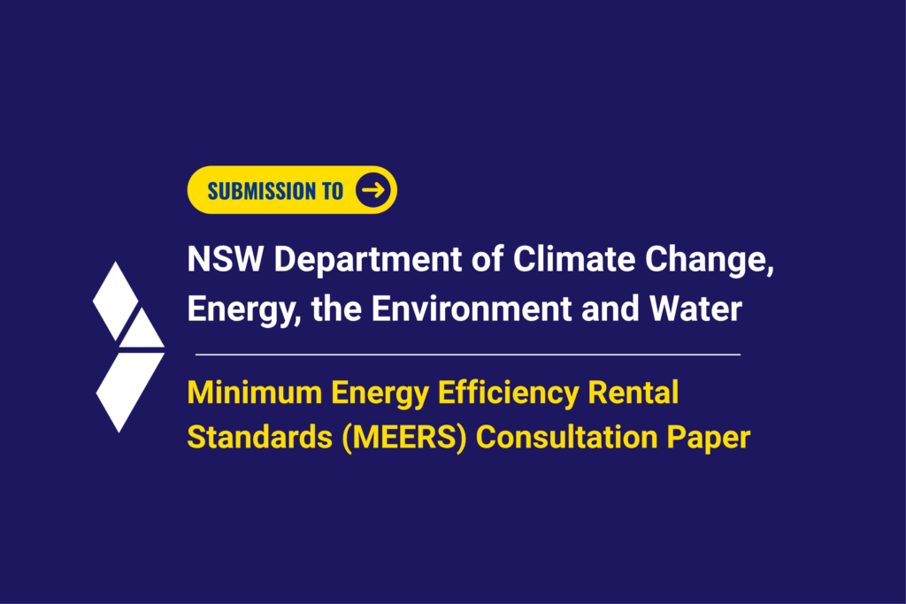 SEC submission to NSW DCCEEW - MEERS